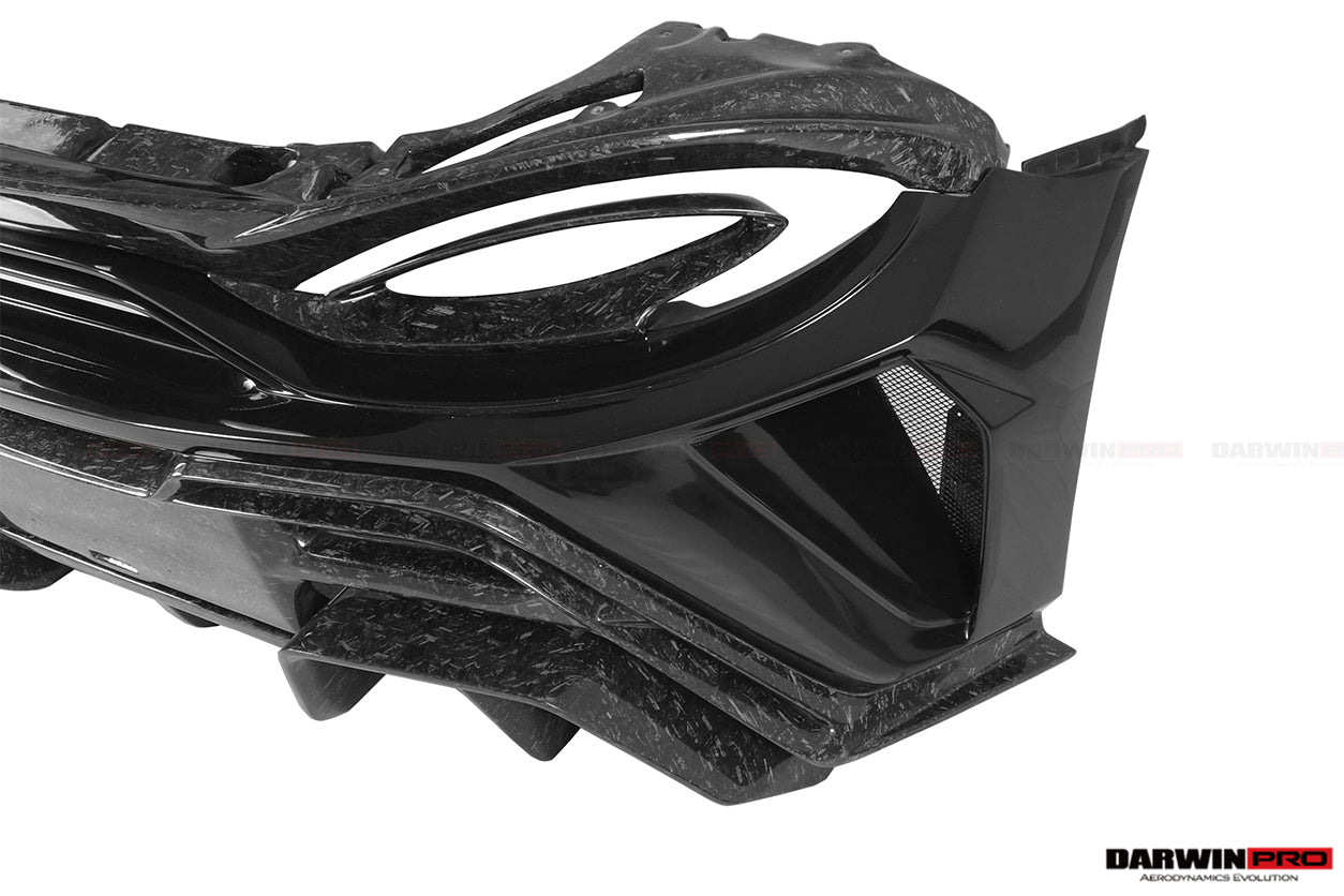 2018-2021 McLaren 600lt BKSS Style Partial Carbon Fiber Rear Bumper - DarwinPRO Aerodynamics