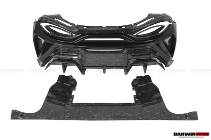 2018-2021 McLaren 600lt BKSS Style Partial Carbon Fiber Rear Bumper - DarwinPRO Aerodynamics