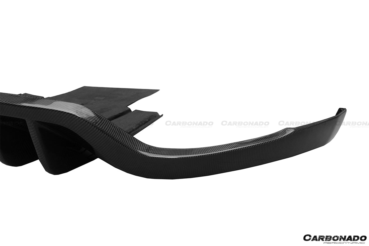 2008-2013 Maserati GranTurismo MC Style Carbon Fiber Rear Diffuser - Carbonado