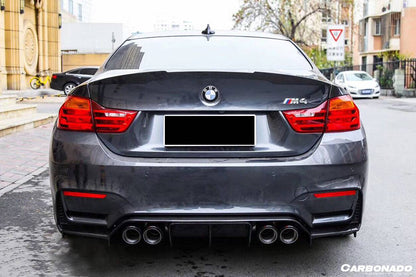 2014-2020 BMW M3 F80 M4 F82 VRS Style Carbon Fiber Rear Diffuser - Carbonado Aero