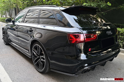 2013-2018 Audi RS6 Avant Carbon Fiber Rear Lip - DarwinPRO Aerodynamics