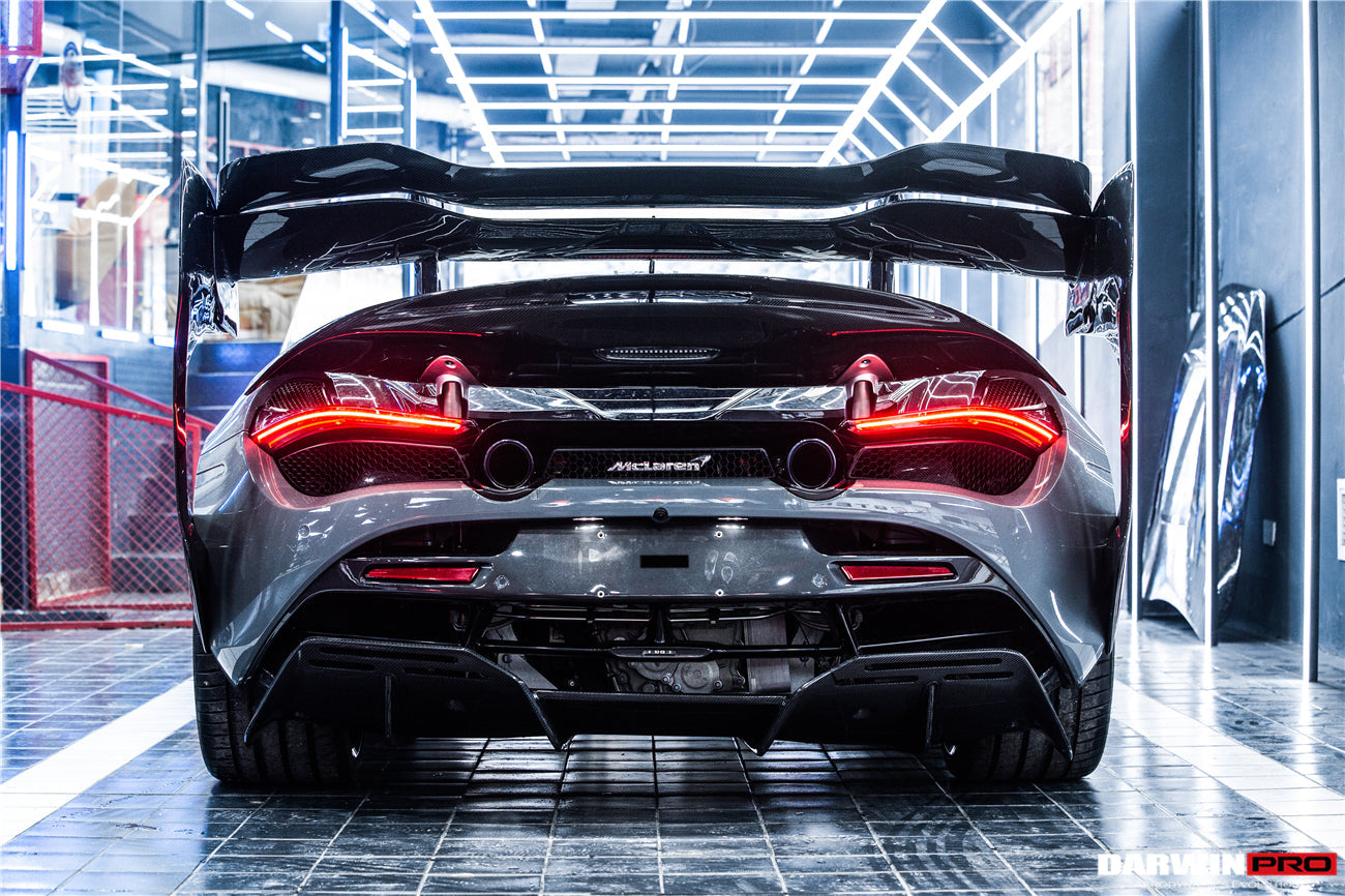 2017-2021 McLaren 720s BKSS Style Carbon Fiber Rear Diffuser - DarwinPRO Aerodynamics