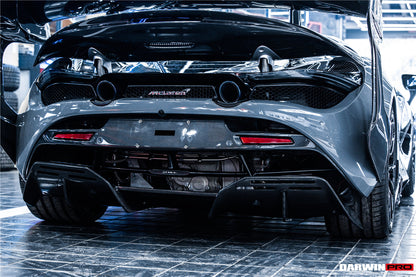 2017-2021 McLaren 720s BKSS Style Carbon Fiber Rear Diffuser - DarwinPRO Aerodynamics