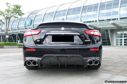 2014-2017 Maserati Ghibli EPC Style Rear Lip - Carbonado
