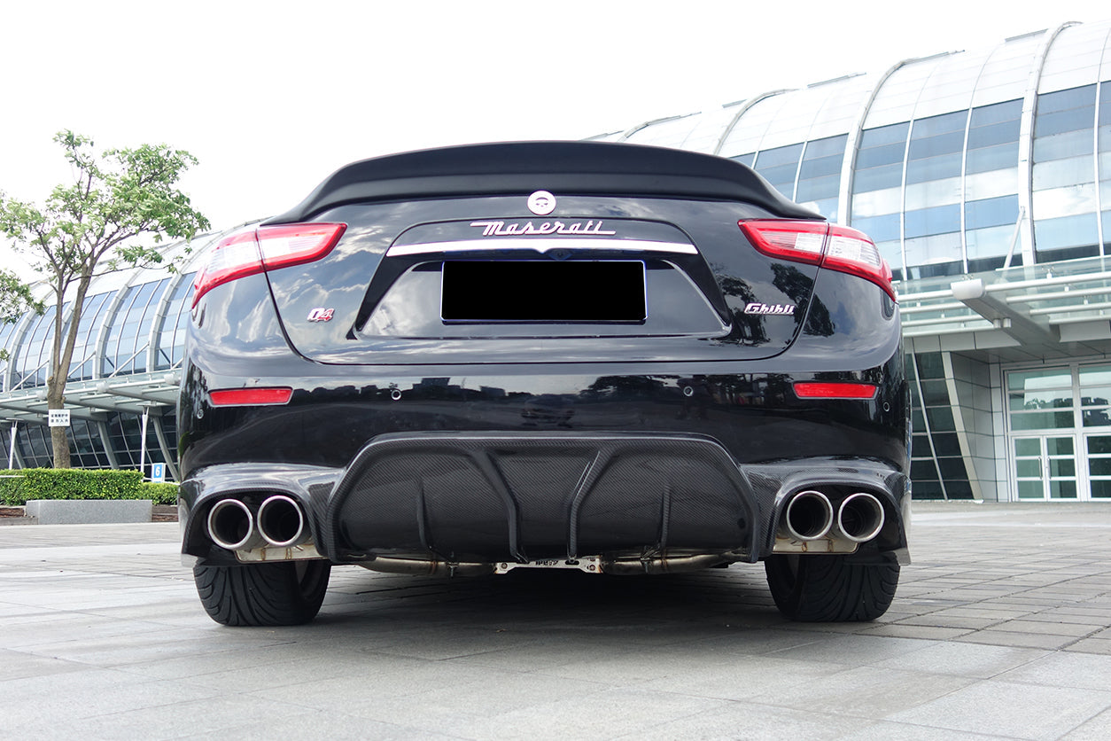 2014-2017 Maserati Ghibli EPC Style Rear Lip - Carbonado