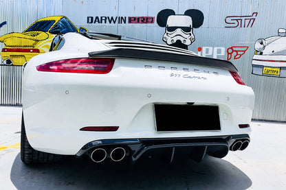 2012-2015 Porsche 911 991.1 Carrera/S/4S/GTS VRS-2 Style Rear Diffuser - Carbonado