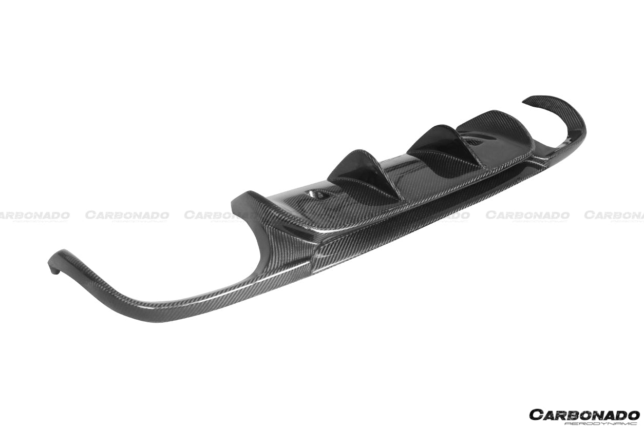2012-2015 Porsche 911 991.1 Carrera/S/4S/GTS VRS-2 Style Rear Diffuser - Carbonado