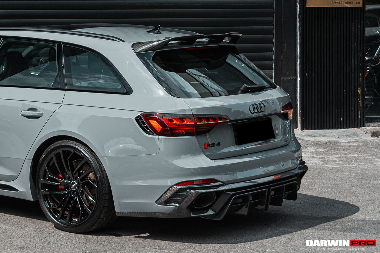 2017-2022 Audi RS4 B9/B9.5 S4 B9 BKSSII Style Roof Spoiler - DarwinPRO Aerodynamics