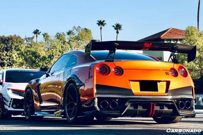 2008-2022 Nissan GTR R35 CBA/DBA/EBA VA Style Rear Fender Flare - Carbonado