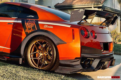 2017-2022 Nissan GTR R35 EBA BKSS Style Carbon Fiber Rear Diffuser - DarwinPRO Aerodynamics