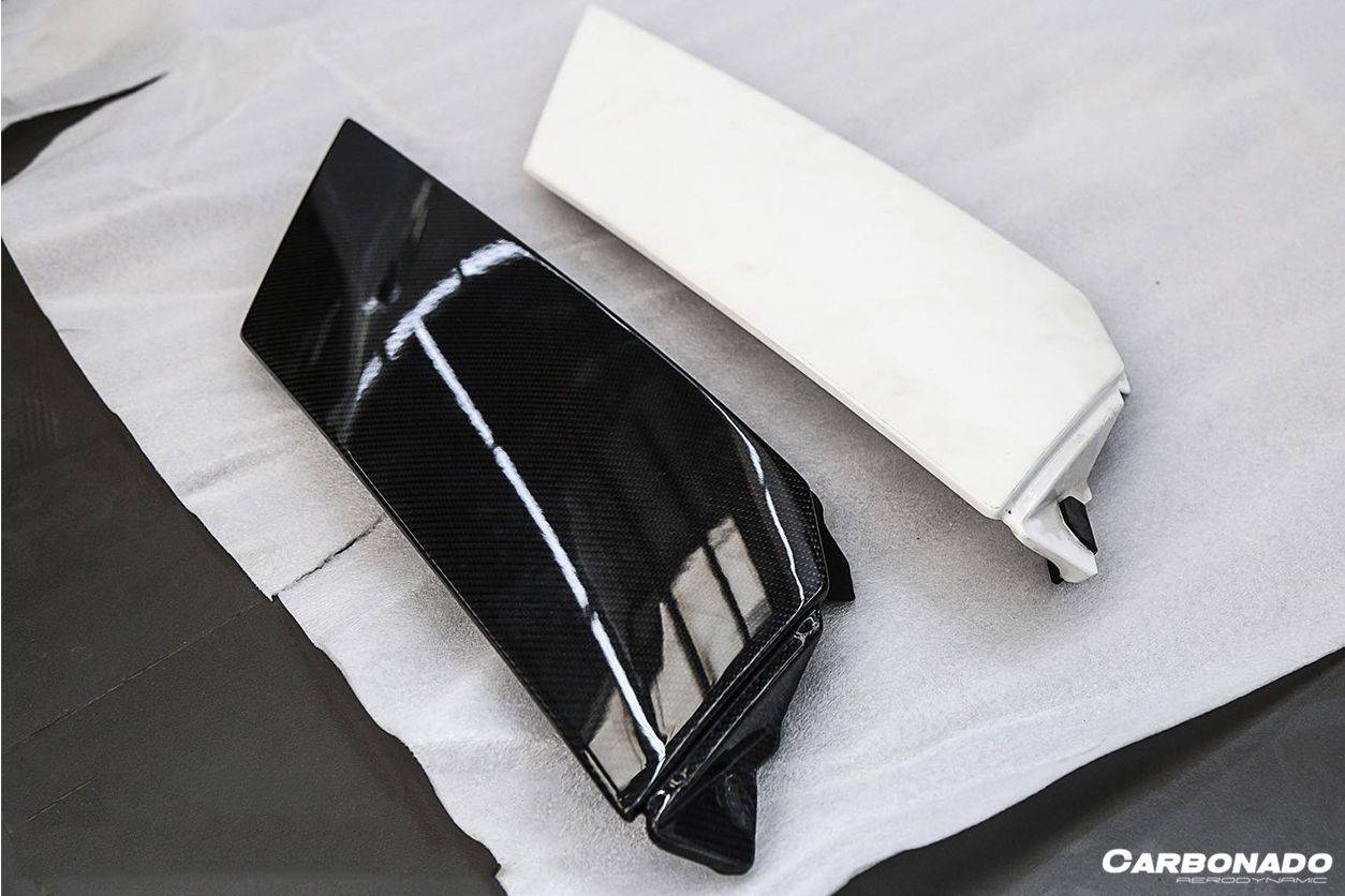 2011-2016 Lamborghini Aventador LP700 LP740 Coupe OEM Style Carbon Fiber Rear Intake Panel - Carbonado Aero