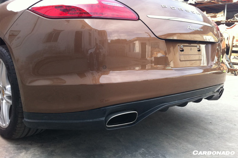 2010-2013 Porsche Panamera 970.1 GMT Style Rear Lip - Carbonado