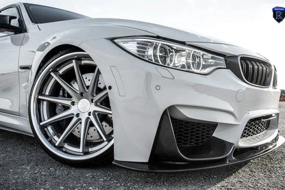 22" Rohana RFC10 Machine Silver w/ Chrome Lip 5x108 ( Square Setup ) ( Set of 4 )