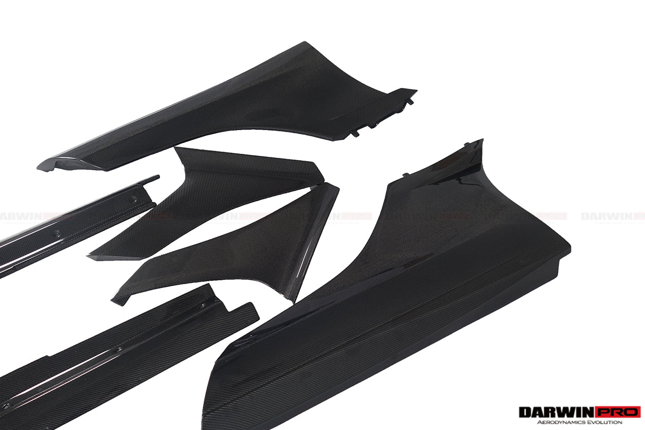 2011-2014 McLaren MP4 12C Rebel Performance Style Carbon Fiber Side Skirts - DarwinPRO Aerodynamics