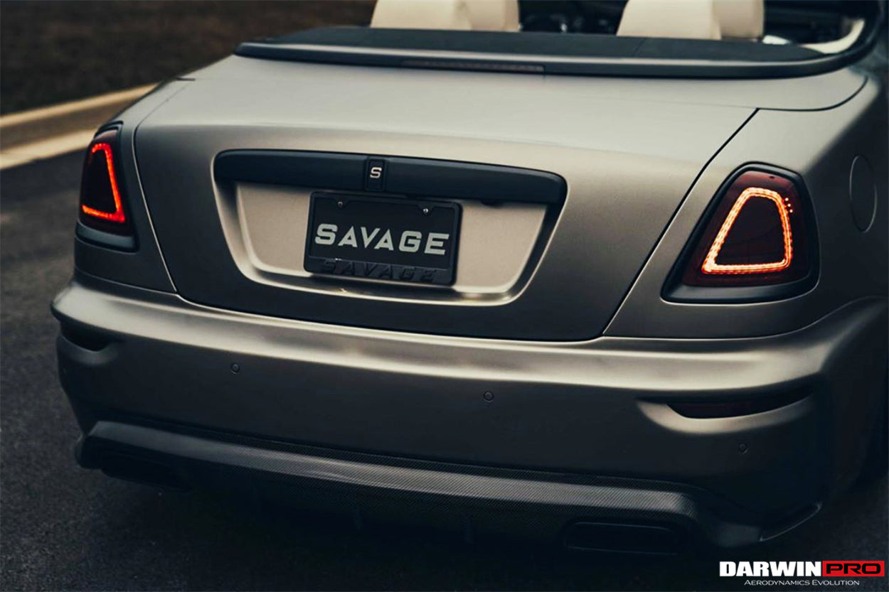 2016-2020 Rolls-Royce Wraith/Dawn BKSS Style Partial Carbon Fiber Rear Bumper - DarwinPRO Aerodynamics