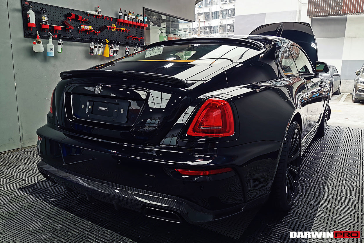 2016-2020 Rolls-Royce Wraith BKSSII Style Carbon Fiber Trunk Spoiler - DarwinPRO Aerodynamics
