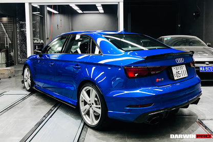 2019-2020 Audi RS3 BKSS Style Carbon Fiber Side Skirts - DarwinPRO Aerodynamics