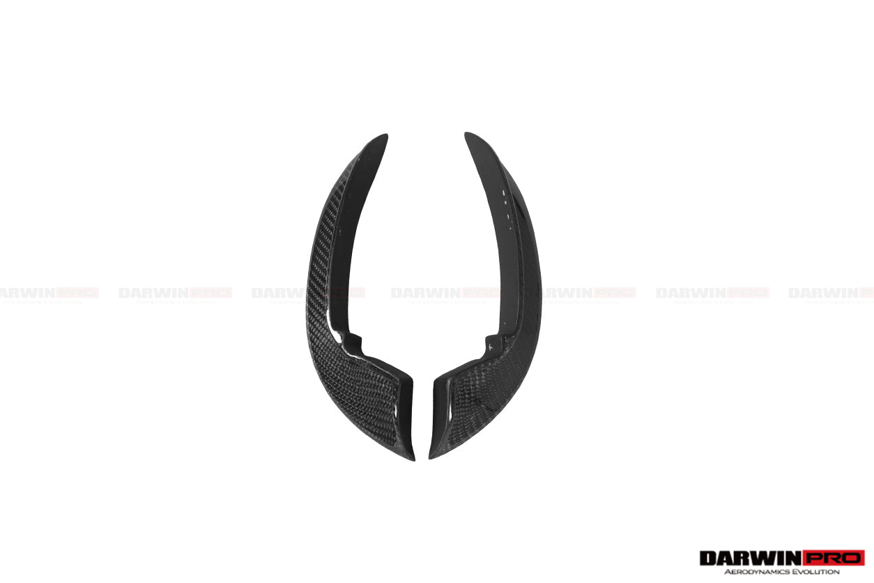 2019-2020 Audi RS3 BKSS Style Carbon Fiber Front Canards - DarwinPRO Aerodynamics