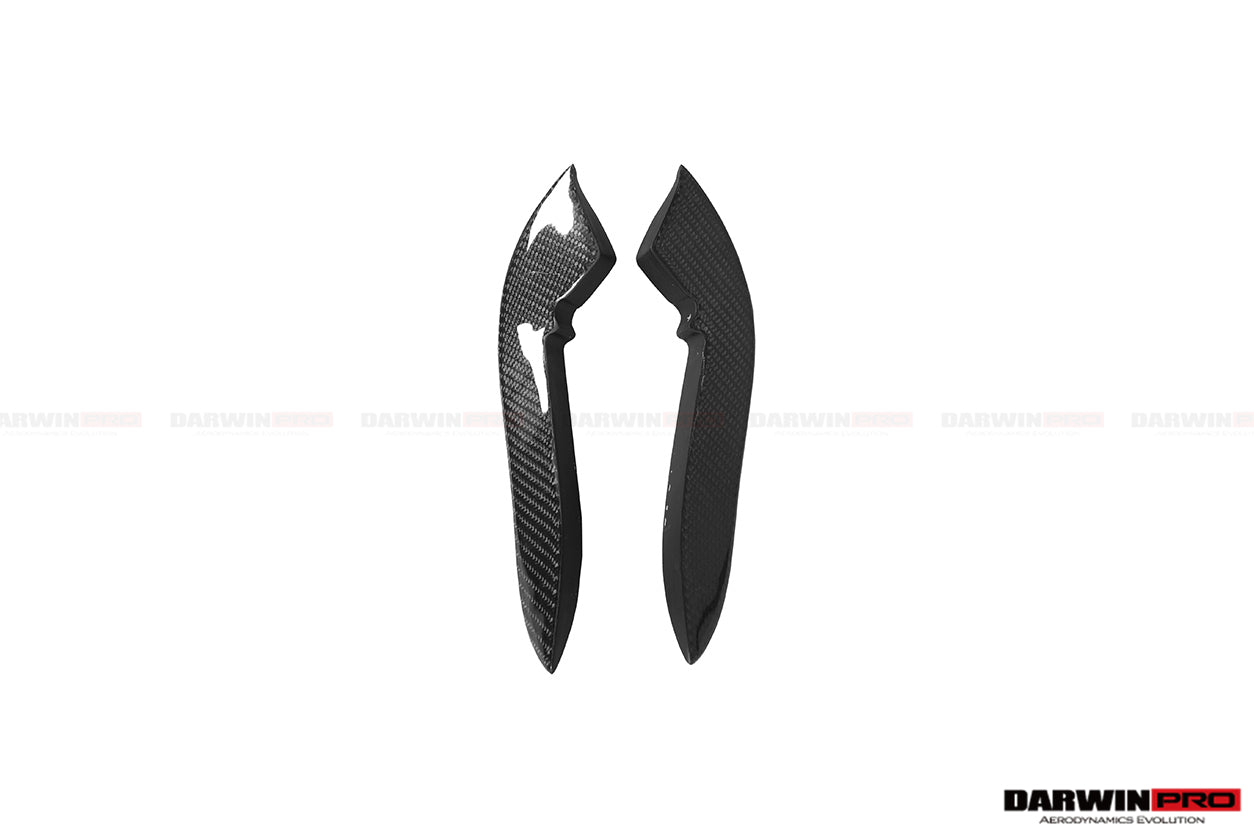 2019-2020 Audi RS3 BKSS Style Carbon Fiber Front Canards - DarwinPRO Aerodynamics