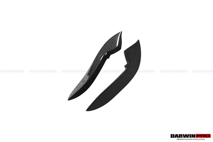 2019-2020 Audi RS3 BKSS Style Carbon Fiber Front Canards - DarwinPRO Aerodynamics