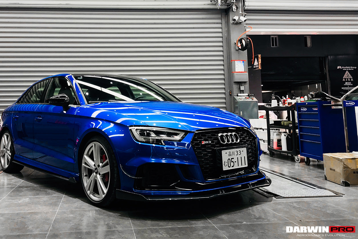 2019-2020 Audi RS3 BKSS Style Carbon Fiber Front Lip - DarwinPRO Aerodynamics