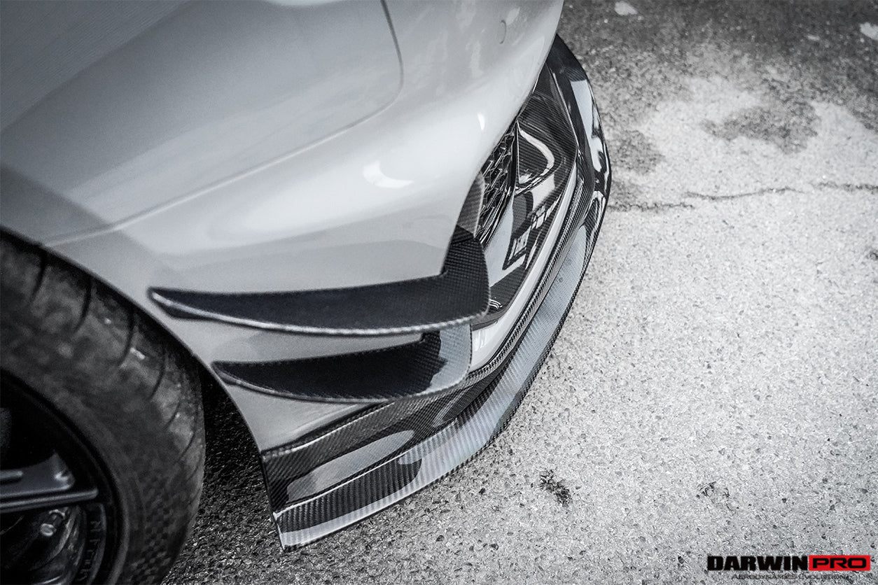 2017-2019 Audi RS4 B9 BKSS Style Front Canards - DarwinPRO Aerodynamics