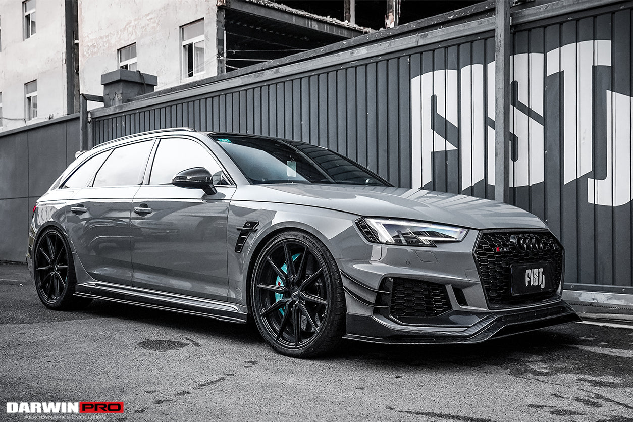 2017-2019 Audi RS4 B9 BKSS Style Front Canards - DarwinPRO Aerodynamics