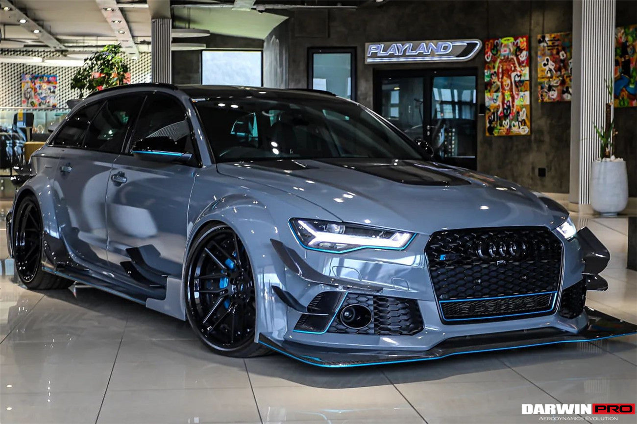 2013-2018 Audi RS6 Avant Bkss Style Wide Body Full Body Kit - DarwinPRO Aerodynamics