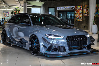 2013-2018 Audi RS6 Avant Bkss Style Wide Body Full Body Kit - DarwinPRO Aerodynamics