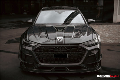 2019-2023 Audi RS6 Avant C8 IMP Performance Front Bumper - DarwinPRO Aerodynamics