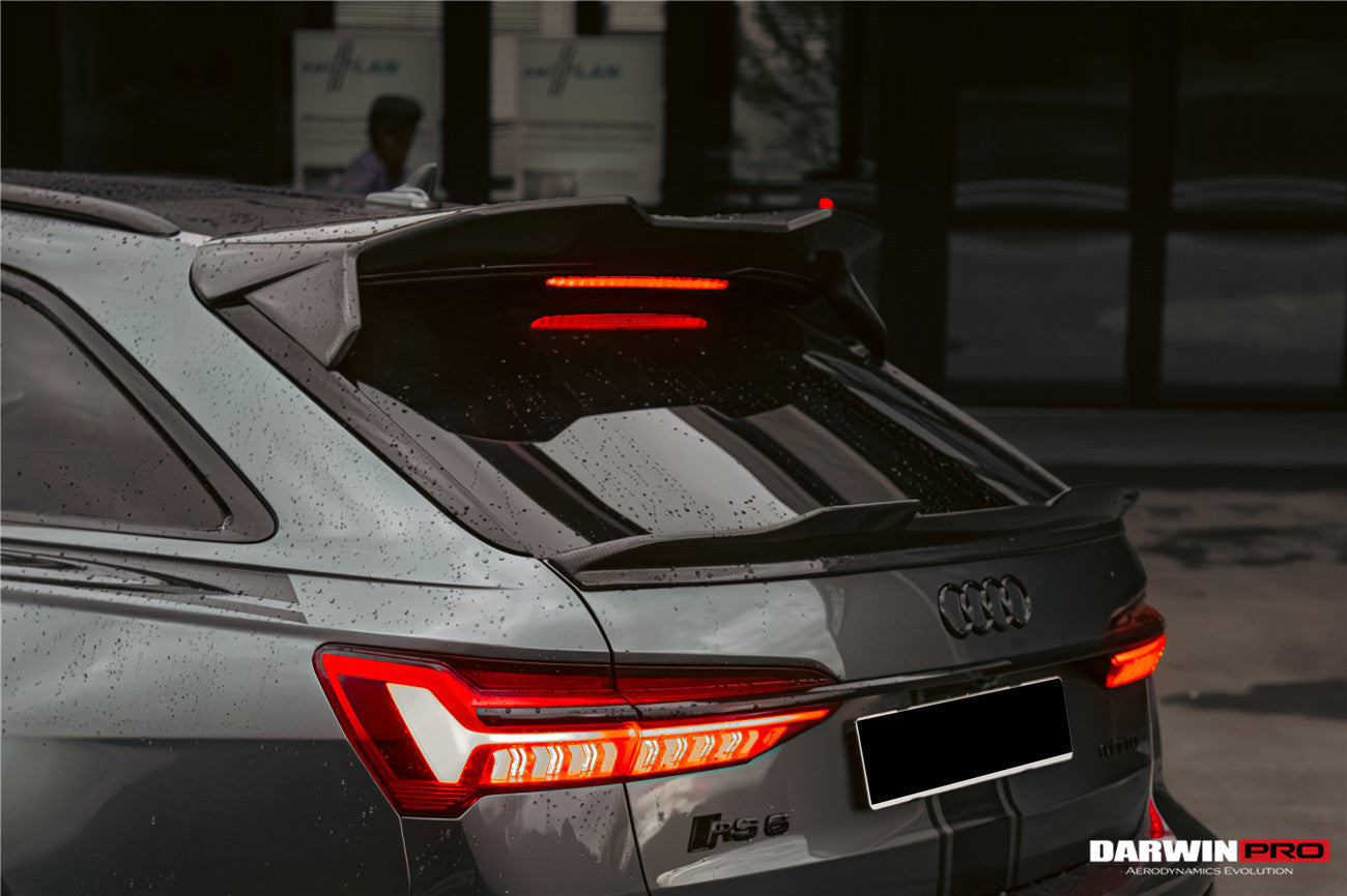 2019-2023 Audi RS6 Avant C8 IMP Performance Carbon Fiber Middle Spoiler - DarwinPRO Aerodynamics