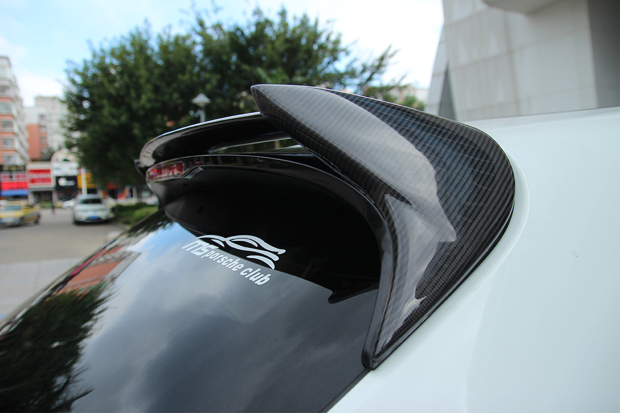 2014-2019 Porsche Macan BS Style Carbon Fiber Roof Spoiler - Carbonado