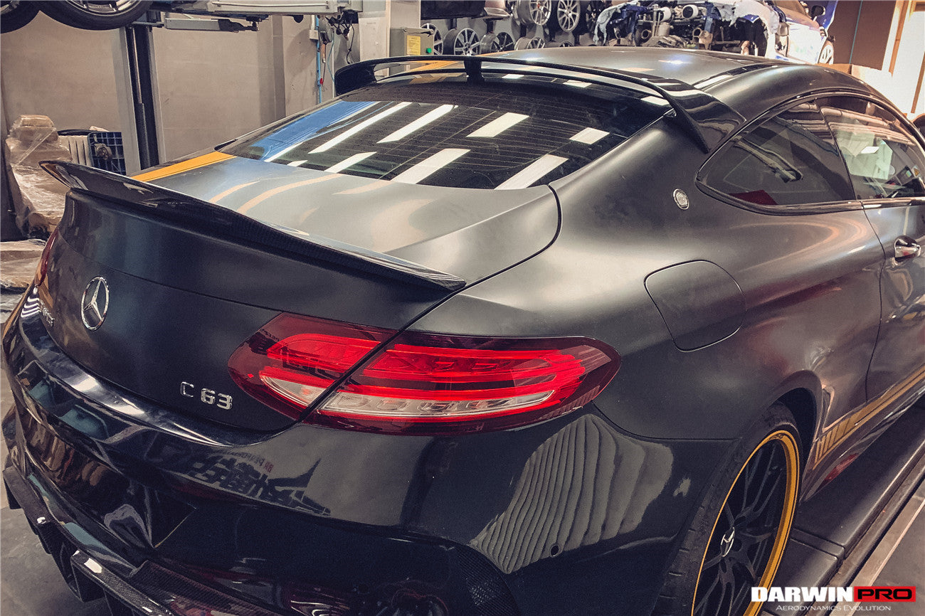 2015-2021 Mercedes Benz C-Class W205 Coupe IMP Performance Carbon Fiber Roof Spoiler - DarwinPRO Aerodynamics