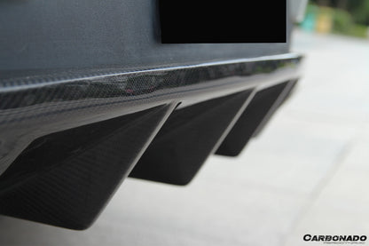 2014-2019 Porsche Macan BS Style Carbon Fiber Rear Diffuser - Carbonado