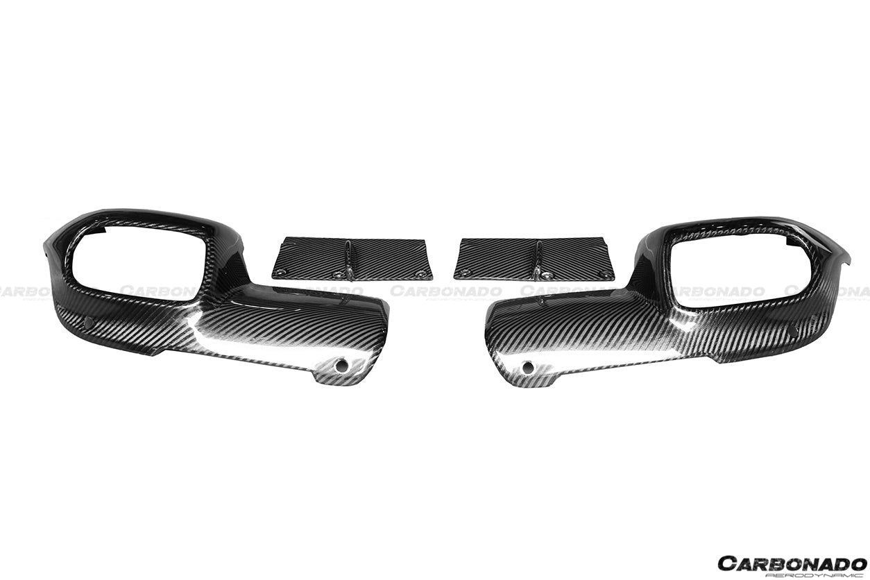 2012-2017 Ferrari F12 Berlinetta RS Style Carbon Fiber Rear Diffuser - Carbonado