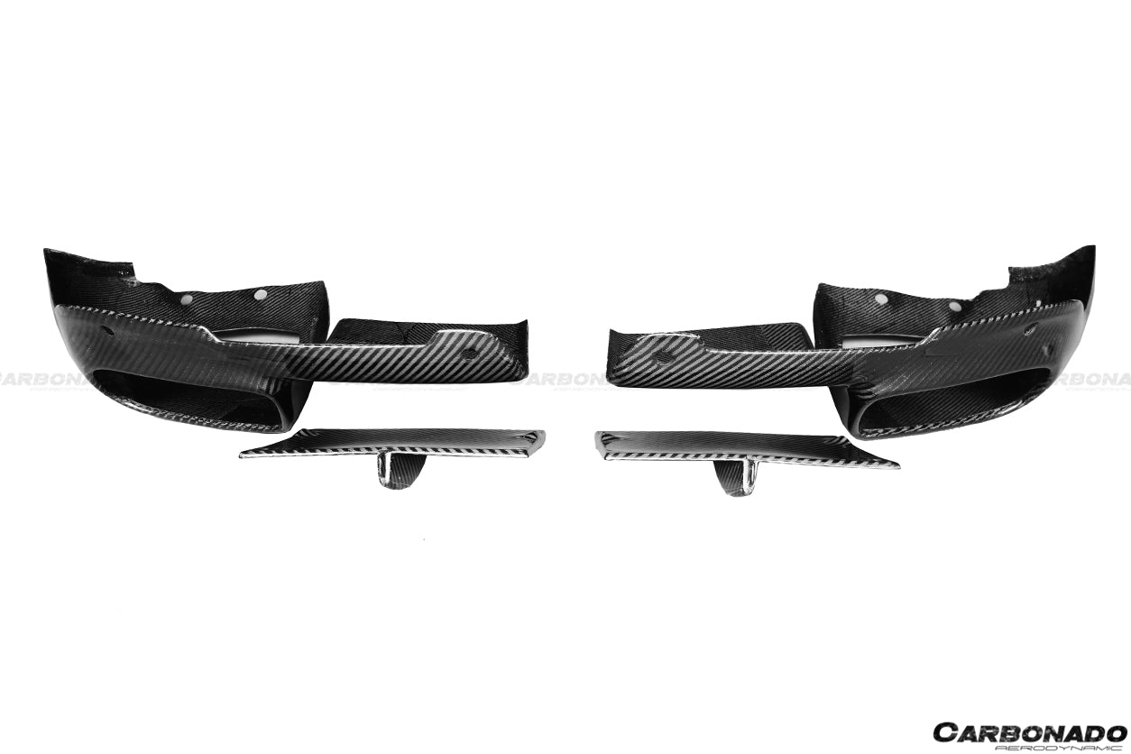 2012-2017 Ferrari F12 Berlinetta RS Style Carbon Fiber Rear Diffuser - Carbonado