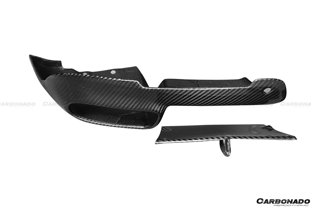 2012-2017 Ferrari F12 Berlinetta RS Style Carbon Fiber Rear Diffuser - Carbonado