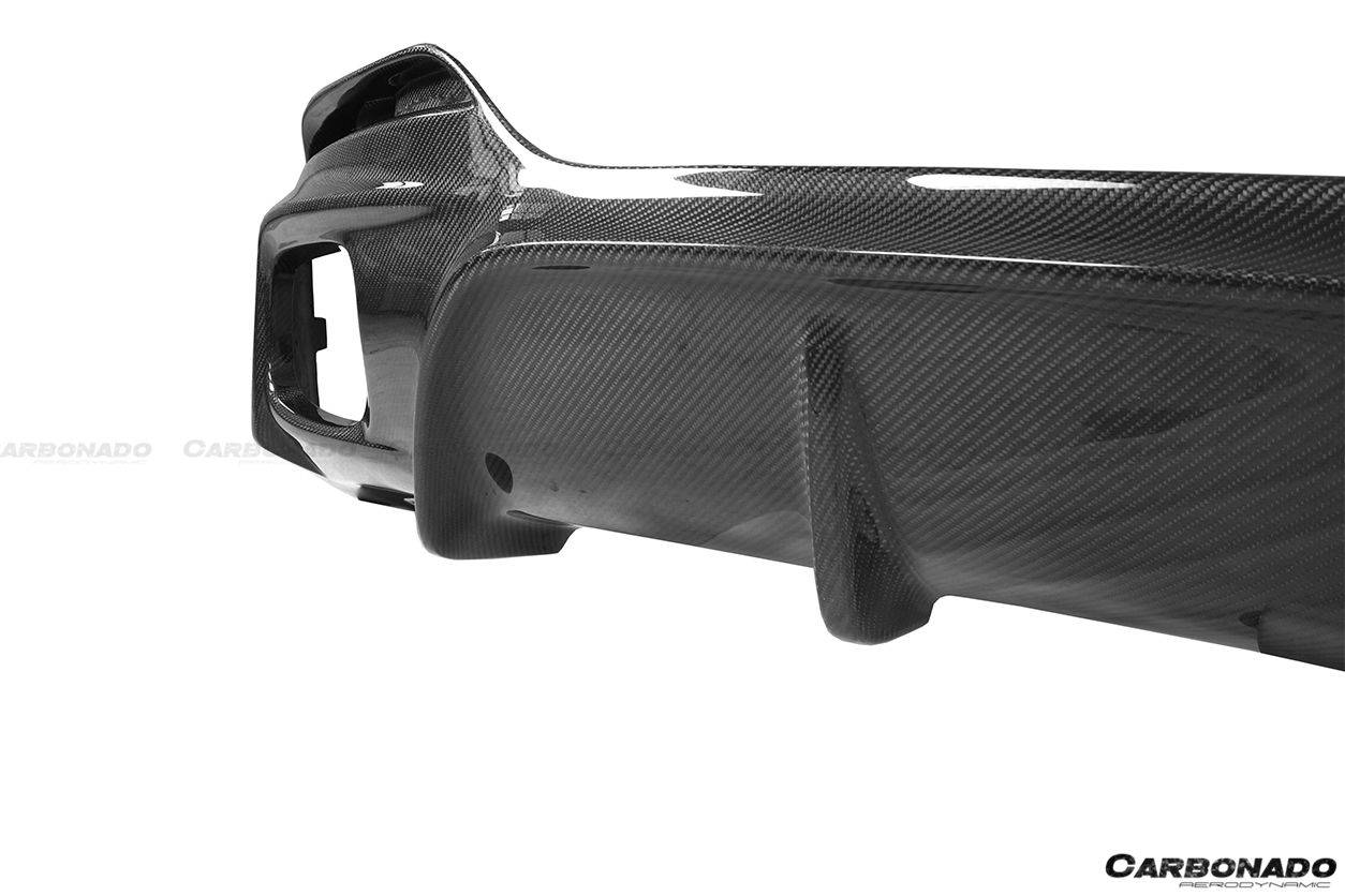 2014-2019 BMW X6 F16 M-TECH 3D Style Carbon Fiber Rear Lip - Carbonado Aero