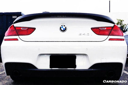 2011-2018 BMW 6 Series F06 Sedan/ F13 Coupe HM Style Carbon Fiber Trunk Spoiler - Carbonado