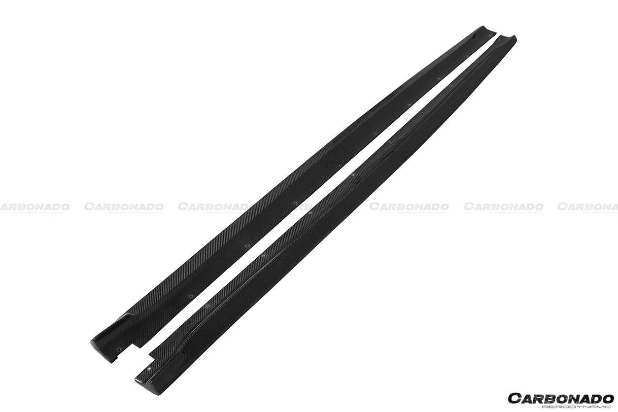 2014-2019 BMW X6 F16 M-TECH 3D Style Carbon Fiber Side Skirts - Carbonado Aero