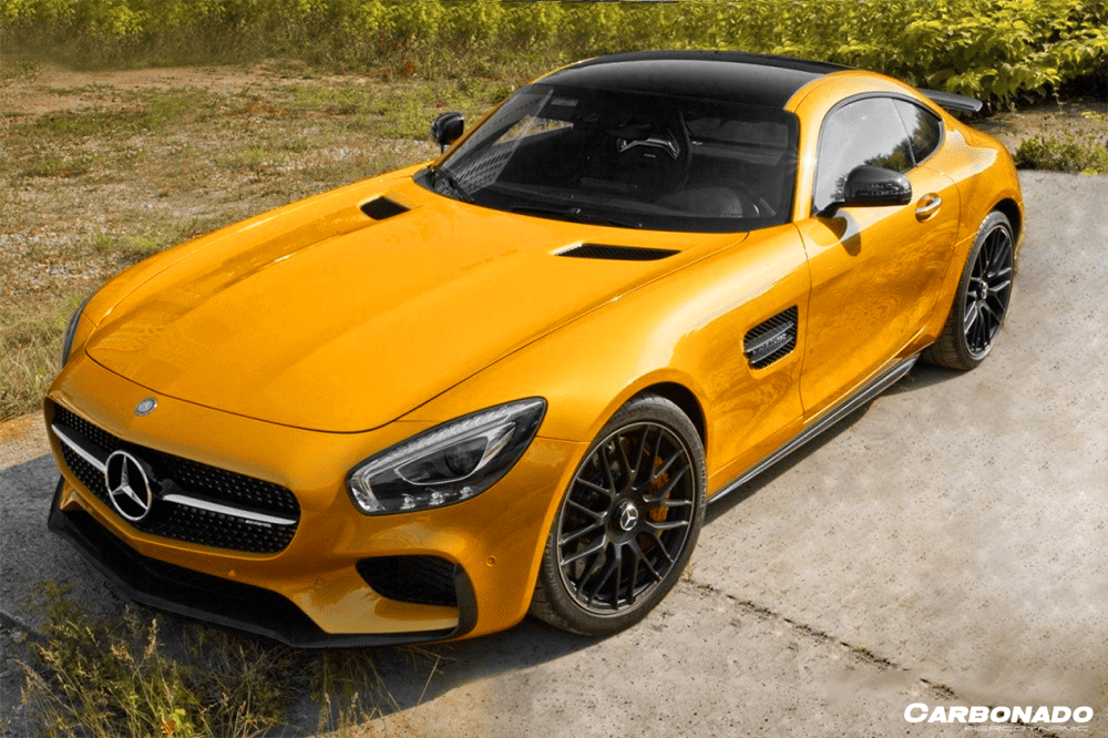 2015-2017 Mercedes Benz AMG GT/GTS OEM Style Carbon Fiber Skirts Splitters - Carbonado