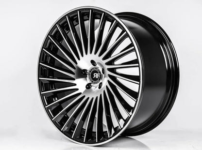 22" Road Force RF23 Gloss Black Machine Face 5x112 (Set of 4)