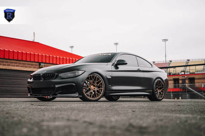 21" Rohana RFX10 Brushed Bronze 5x112 ( Staggered Setup ) ( Set of 4 )