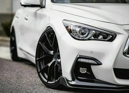 19" Aodhan AFF7 Matte Black 5x112 ( Square Setup ) ( Set of 4 )