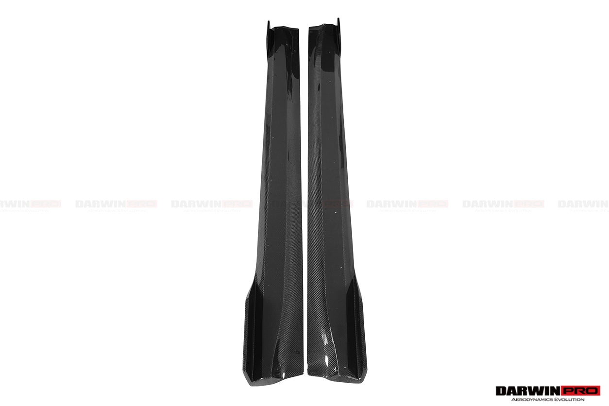 2017-2021 Tesla Model 3 IMP Performance Carbon Fiber Side Skirts Under Board - DarwinPRO Aerodynamics