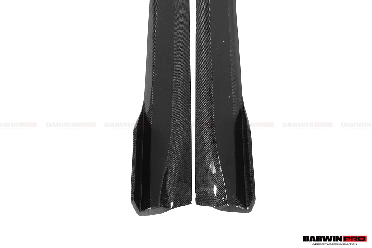 2017-2021 Tesla Model 3 IMP Performance Carbon Fiber Side Skirts Under Board - DarwinPRO Aerodynamics