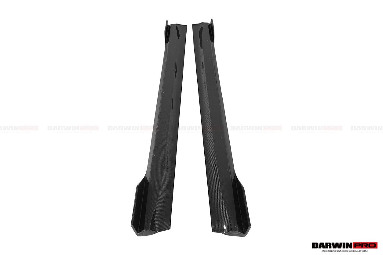 2017-2021 Tesla Model 3 IMP Performance Carbon Fiber Side Skirts Under Board - DarwinPRO Aerodynamics