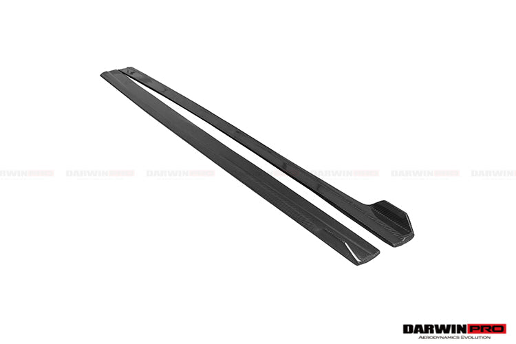 2013-2016 Audi S3/ A3 Sline Sedan BKSS Style Side Skirts w/ Caps - DarwinPRO Aerodynamics