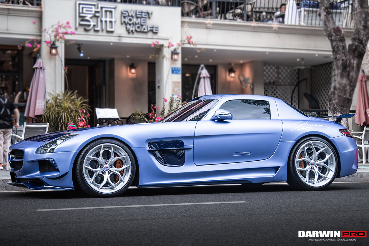 2010-2015 Mercedes Benz W197 SLS AMG BKSS Style Side Skirts & Fender - DarwinPRO Aerodynamics