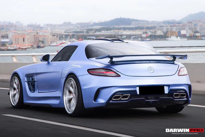 2010-2015 Mercedes Benz W197 SLS AMG BKSS Style Carbon Fiber Roof Scoop - DarwinPRO Aerodynamics